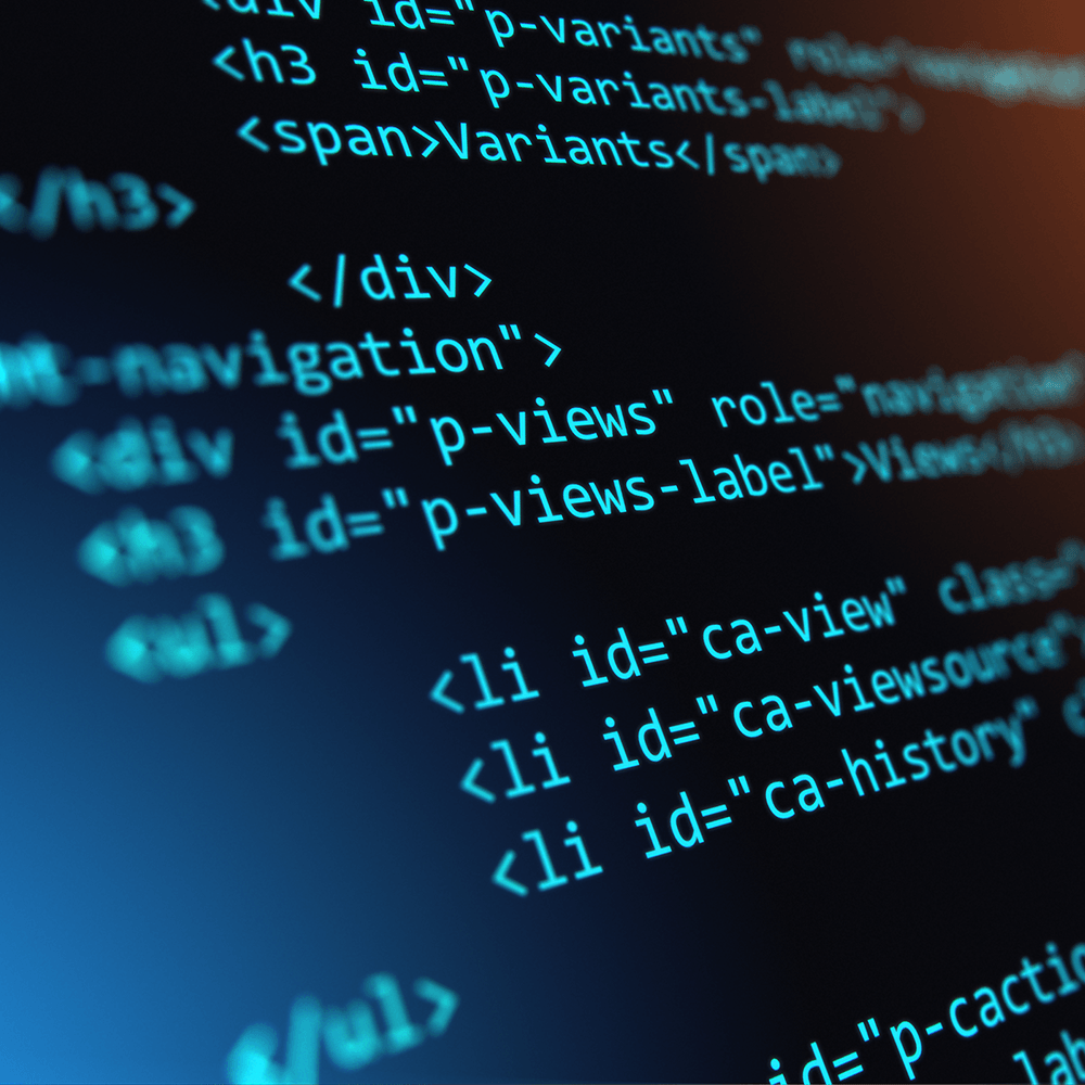 web code block