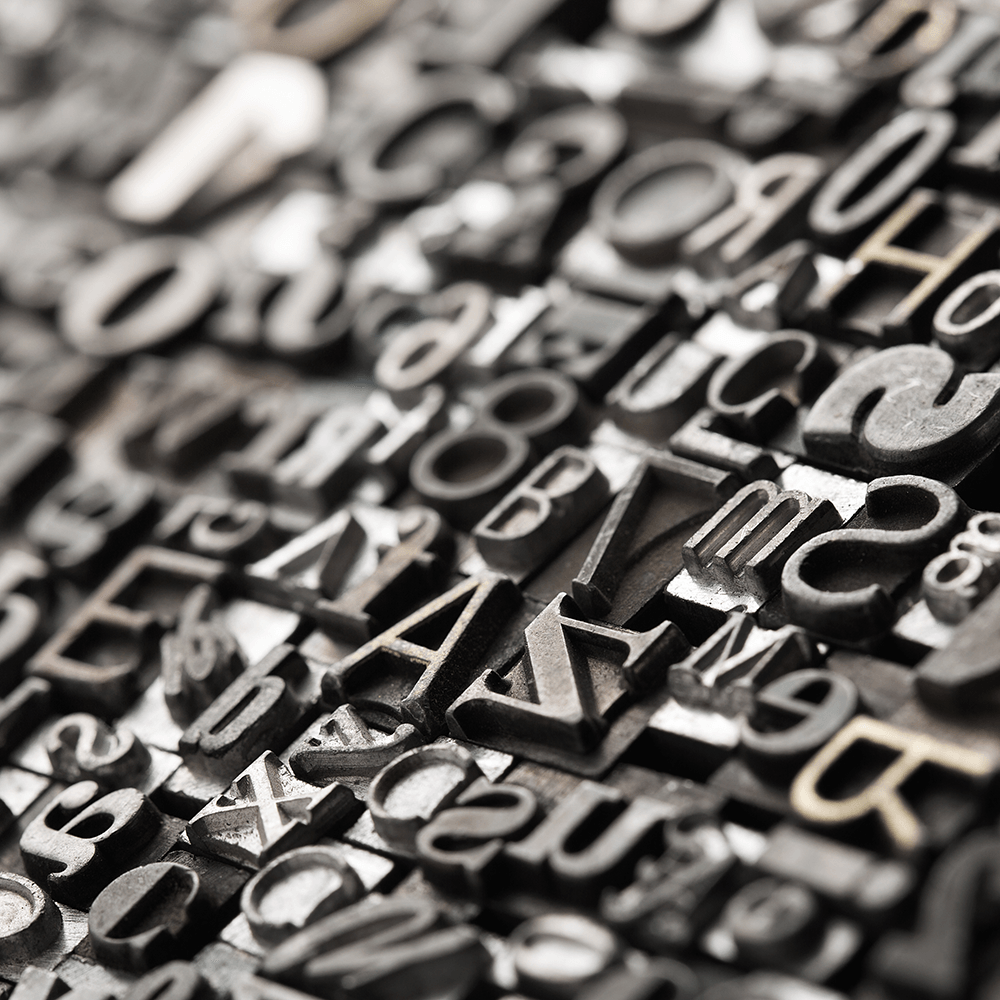 printers letters image