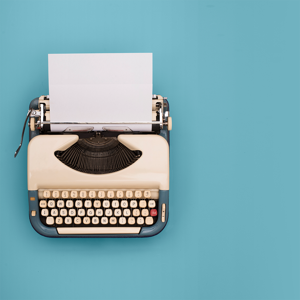 typewriter block